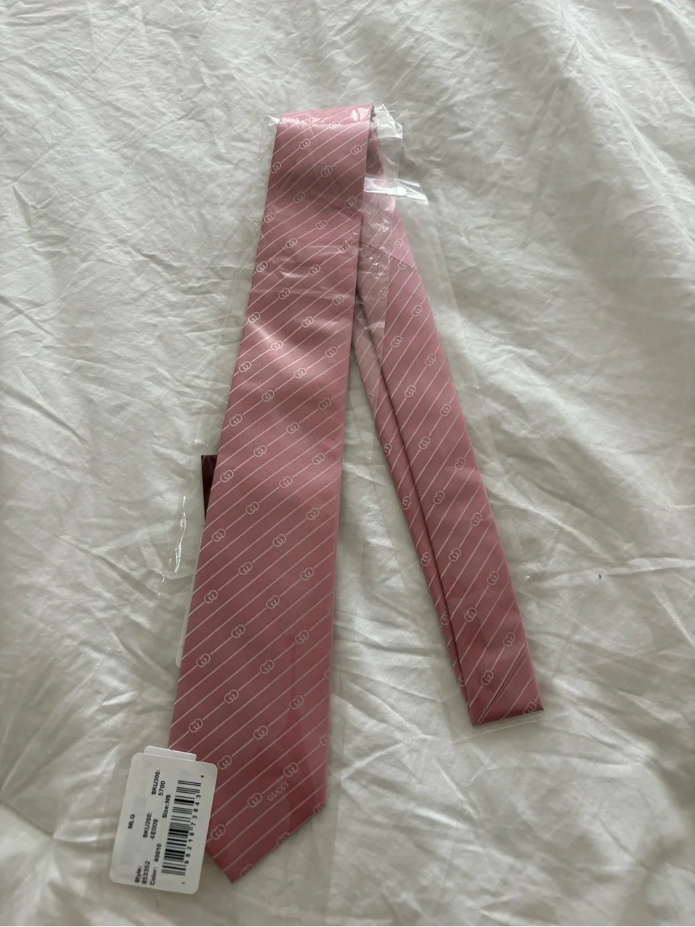 Gucci silk brand necktie
